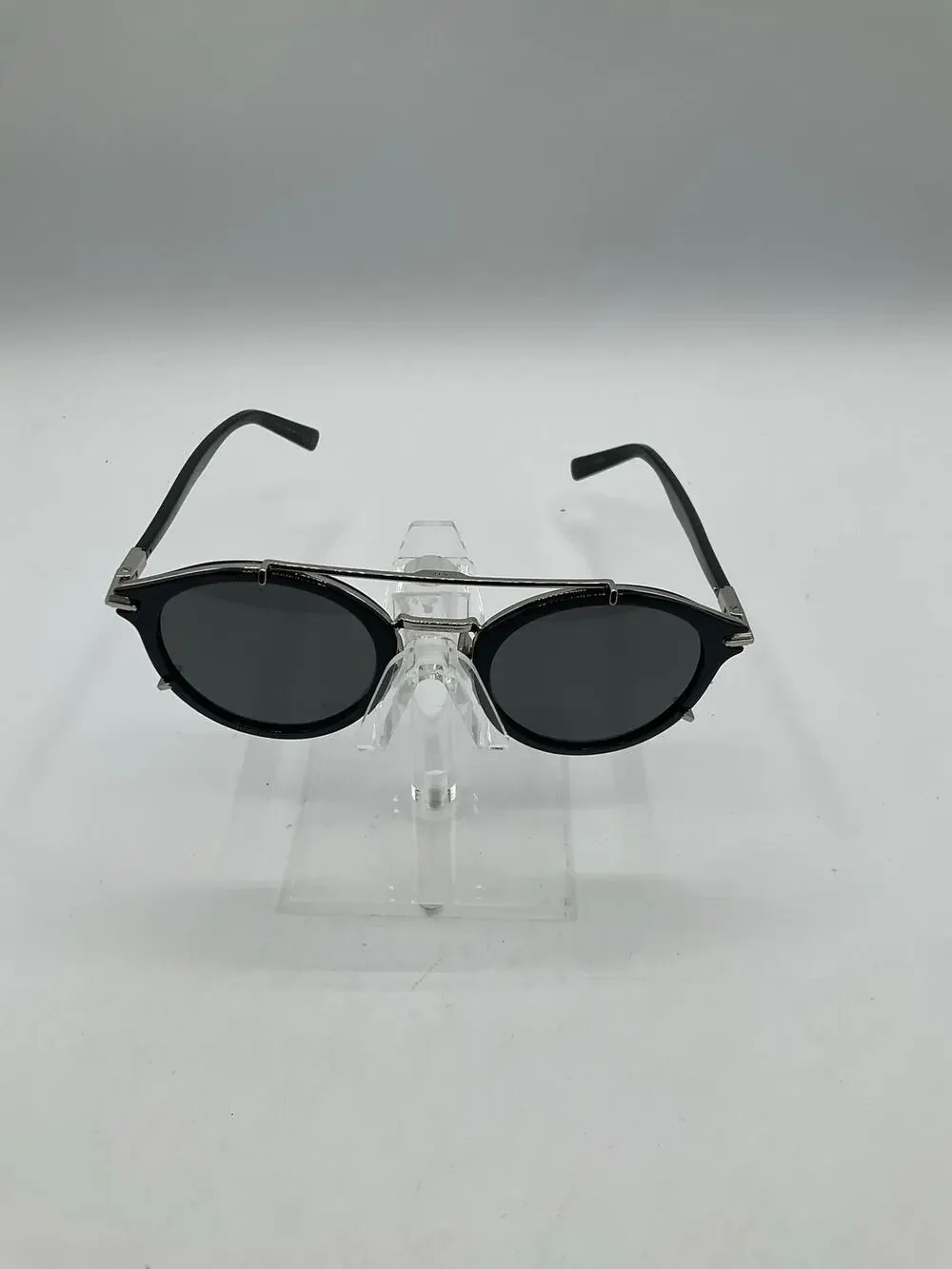Christian Dior Black Suit R7U Sunglasses-Black/Silver